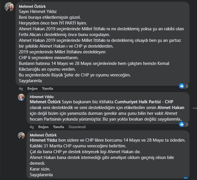 Adaylıktan çekilen İYİ Partili Mehmet Öztürk çağrı yaptı: CHP adayına asla oy vermem
