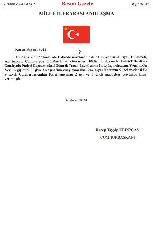 Türkiye, Azerbaycan ve Gürcistan arasındaki gümrük anlaşması!