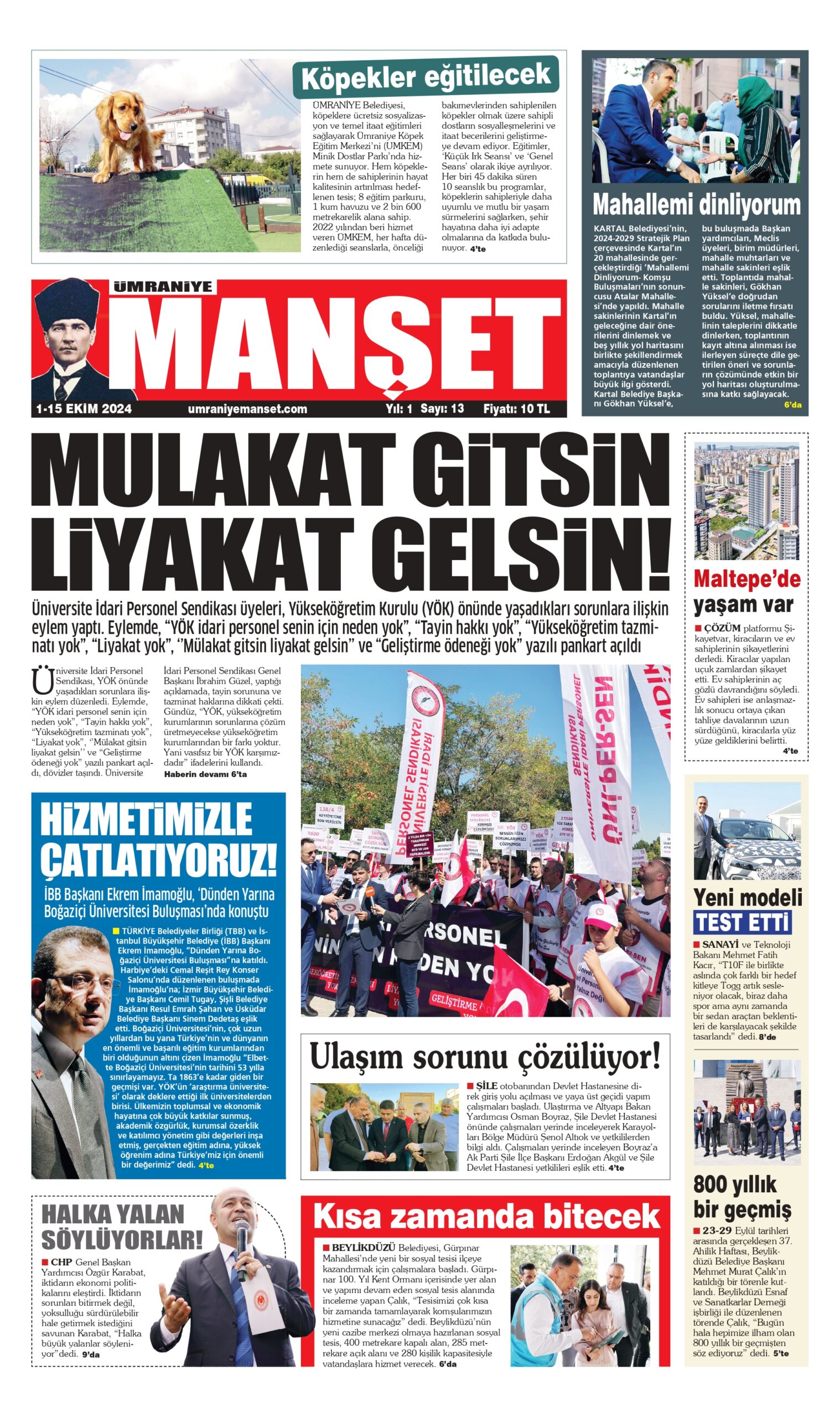 Ümraniye Manşet Sayı-13