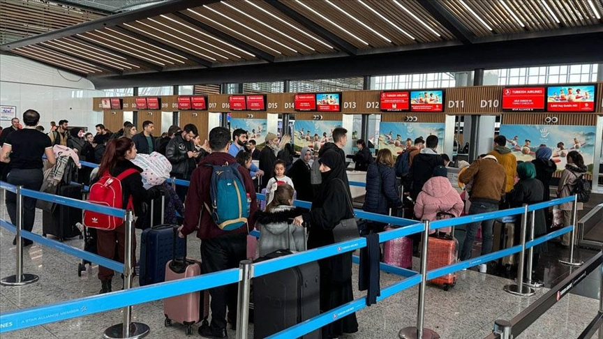İstanbul Havalimanı’nda Yarıyıl Tatili Yoğunluğu Başladı