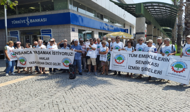 Çiğli’de Emeklilerden Zam Tepkisi