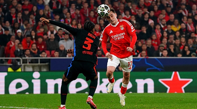 Barcelona 10 Kişiyle Benfica’yı Devirerek Avantaj Sağladı