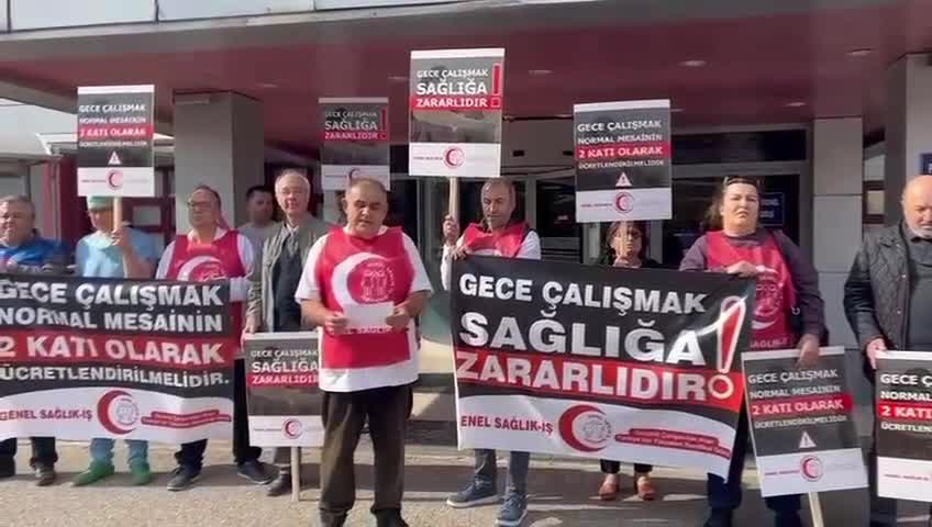 Sağlık Çalışanlarından Gece Çalışmasına Tepki: “Sağlığa Zararlı”