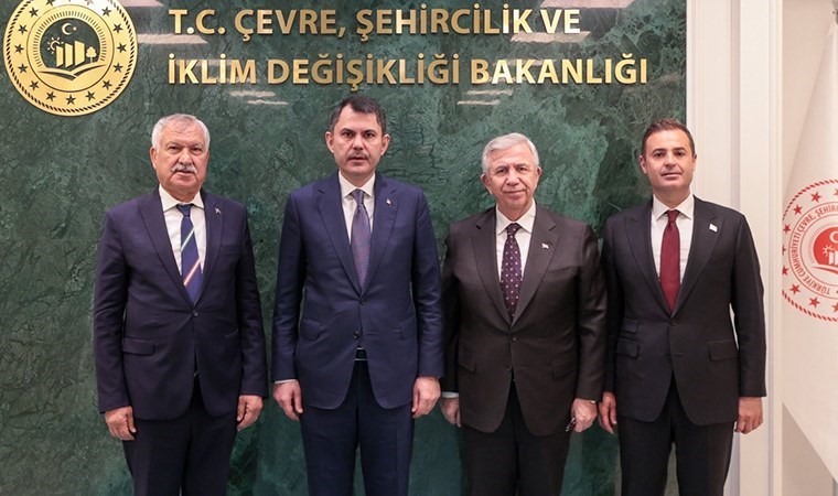 Ankara’da Dikkat Çeken Zirve: Bakan Murat Kurum, Mansur Yavaş ve İki CHP’li Başkanla Buluştu