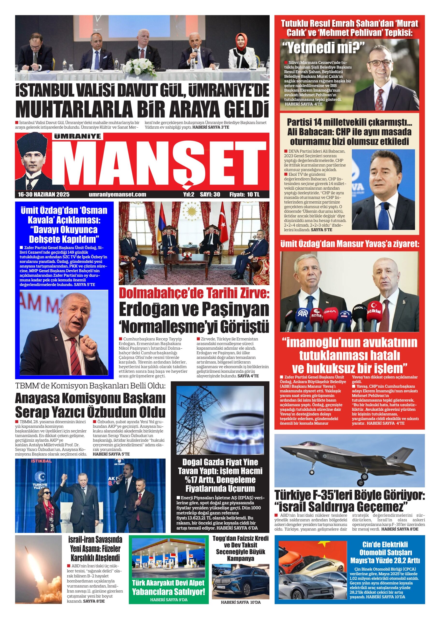 Ümraniye Manşet Sayı-30