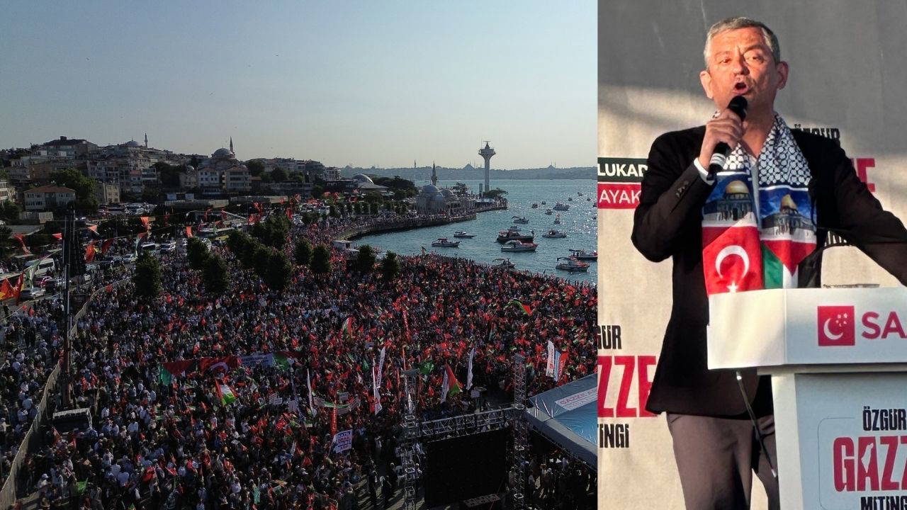 Üsküdar’da Gazze İçin Binler Yürüdü: Saadet Partisi’nden “Özgür Gazze” Mitingi