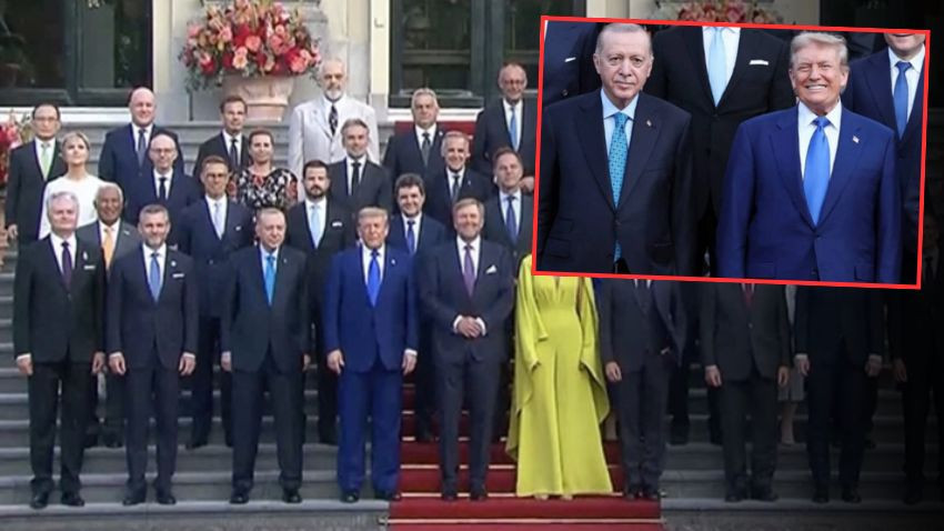 Erdoğan, NATO Liderler Zirvesi Aile Fotoğrafında: Trump Yanında