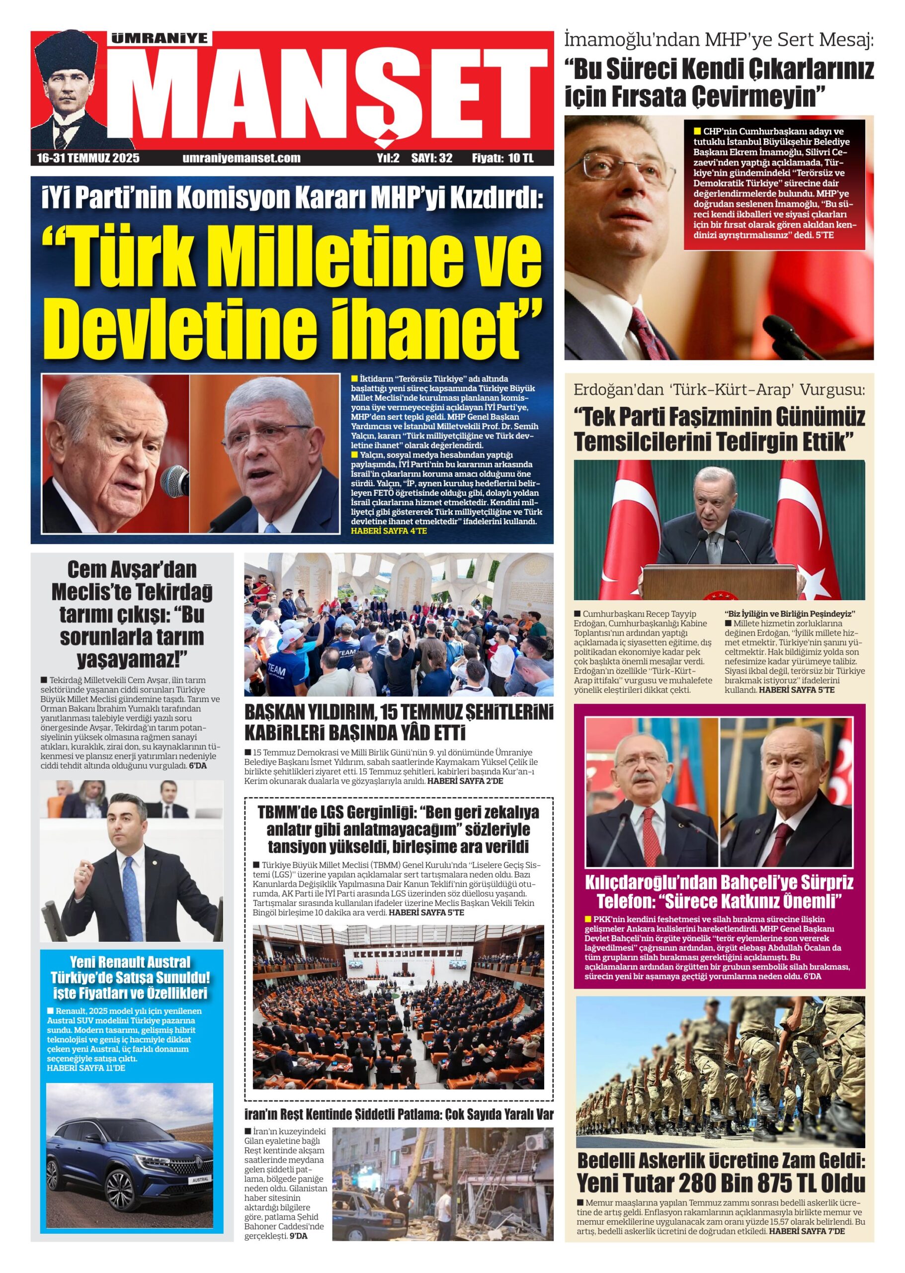 Ümraniye Manşet Sayı-32