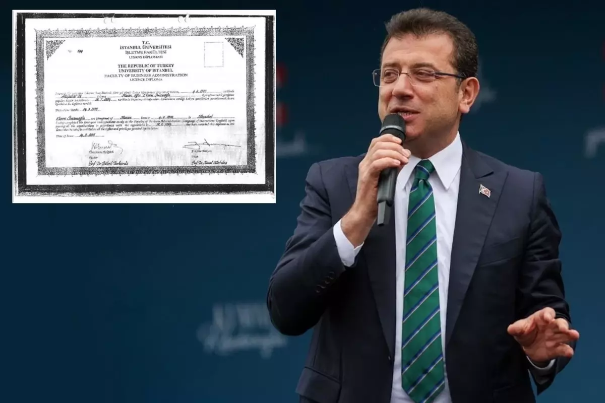 İmamoğlu’na Bir Darbe Daha: Yüksek Lisans Diploması da Siyasi Operasyona Kurban mı Gitti?