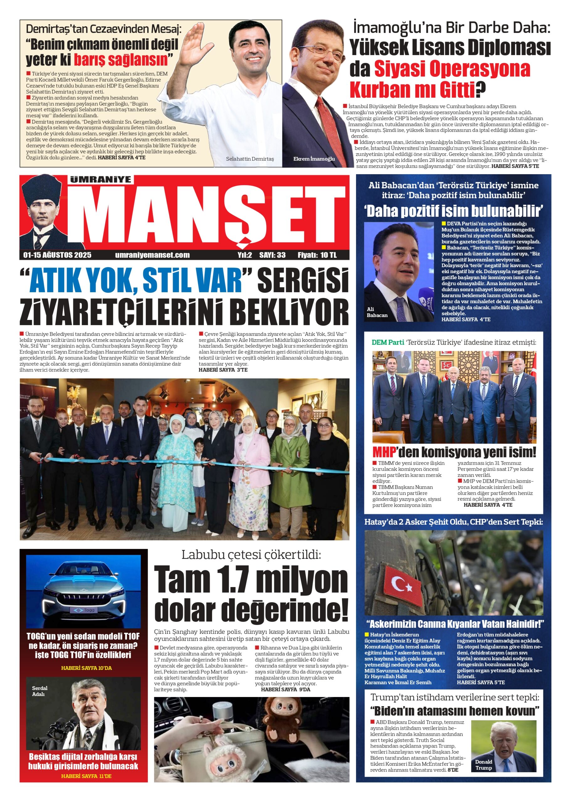 Ümraniye Manşet Sayı-33
